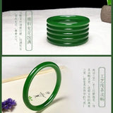Green Jade Bangle Natural Stone Bracelet