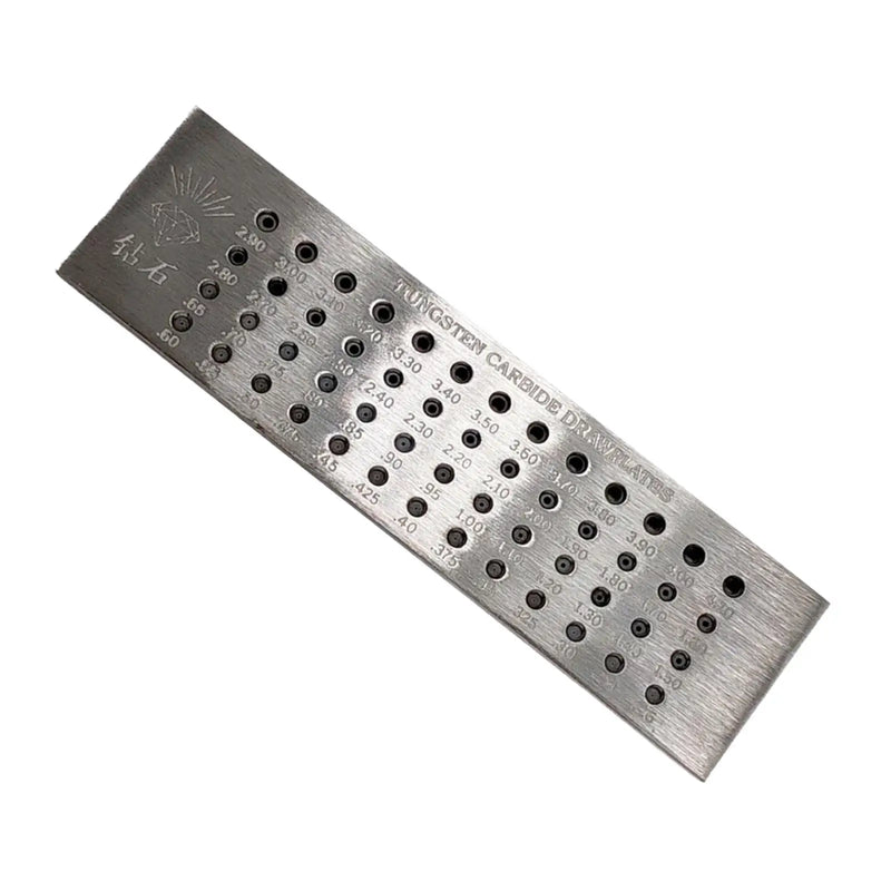Tungsten Carbide Wire Draw Plate Jewelry Making 0.26-4.10mm Tool Supplies