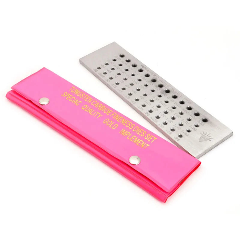 52 Holes Tungsten Drawplate for Jewelry Round 0.26-4.10mm