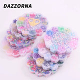 520Pcs Mixed Heart/Star Shape Polymer Clay Loose Beads DIY Jewelry Making
