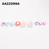 520Pcs Mixed Heart/Star Shape Polymer Clay Loose Beads DIY Jewelry Making
