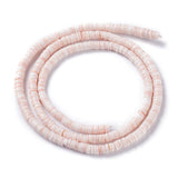 523pcs Pink Shell Heishi Disc Beads for Jewelry Making