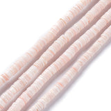 523pcs Pink Shell Heishi Disc Beads for Jewelry Making
