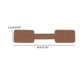 52Pcs Blank Paper Tags Jewelry Display Cards Labels Rectangle Stickers