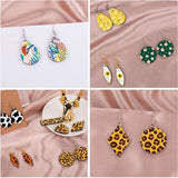 52 Sublimation Blank Earrings, Heat Transfer Pendant Earrings with Hooks