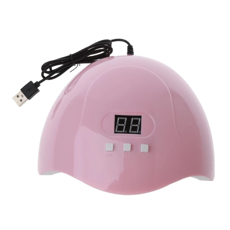 52W UV Led Nail Lamp Gel Dryer with 3 Timing Settings