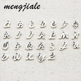 Tibetan Silver A-Z Letter Charms for DIY Necklace 10*7mm