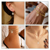 52pcs Rhinestone Alphabet A-Z Charms Golden Letter Alloy for DIY Jewelry Making