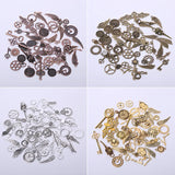 52pcs Vintage Metal Steampunk Charms Pendants DIY Accessories