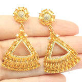 Anniversary Long Jewelry Set with Created Citrine CZ in 14k Silver