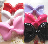 Mixed Resin Bow for DIY Brooch Accessory 53x40MM