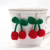 Fruit Cartoon Bear Animals Hanging Earrings for Girls Kids Funny Jewelry Gift