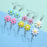Fruit Cartoon Bear Animals Hanging Earrings for Girls Kids Funny Jewelry Gift