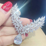 Women's CZ-inlaid Pearl Bracelet Buckle, Necklace & Sweater Chain Connector