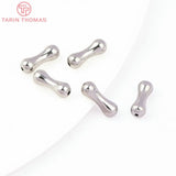 20PCS 3x9MM 24K Brass Bone Spacer Beads DIY Jewelry Accessories