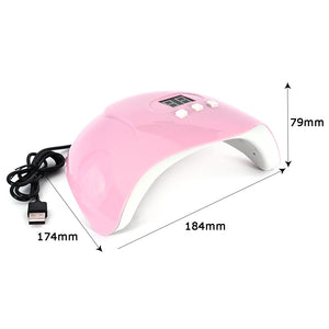 54W UV Resin Curing Machine DIY Jewelry Making Dryer Tool 18 LED Lights Nail Art