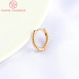 13MM Brass Hemp Rope Earrings 24k DIY Jewelry Findings