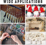 550Pcs Wooden Beads Jewelry Making Kits DIY Crafts Garland