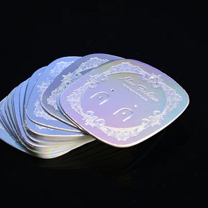 550gsm Laser Silver Cardboard Paper for Jewelry Earrings Display