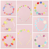 550pcs Acrylic Beads Kit Craft Beads Jewelry Making Kids Bracelet Necklace DIY