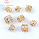 10x6.5MM 24K Brass Spacer Beads for Jewelry Making
