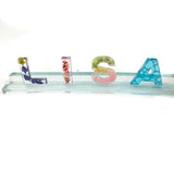 Alphabet Epoxy Resin Mold Letters Number LED Night Light Silicone Mould DIY