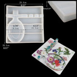 Spoon Storage Tray Silicone Mold DIY Crafts Home Decor Epoxy Resin Casting Tools
