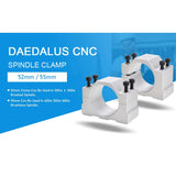 55MM Spindle Bracket Clamp Lathe Spindle Mount Holder Aluminum Fixture