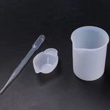 55PCS Epoxy Resin Tool Kit for Beginners, Silicone Measuring Cups & Mixing Spoon