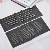 55pcs Stainless Steel Sewing Needles Set DIY Crafts Clothing Hand Tools