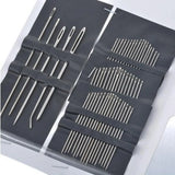55pcs Stainless Steel Sewing Needles Set DIY Crafts Clothing Hand Tools