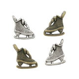 55pcs Ice Skating Grid Shoes Charm Beads Pendants DIY Jewelry L568