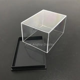 Small Plastic Display Box for Jewelry Rings with Base Dustproof Packaging