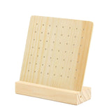 Wooden Earrings Holder Jewelry Display Stand Ear Stud Show Bracket