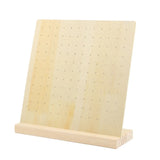 Wooden Earrings Holder Jewelry Display Stand Ear Stud Show Bracket