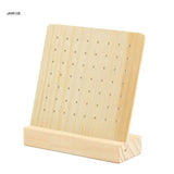 Wooden Earrings Holder Jewelry Display Stand Ear Stud Show Bracket