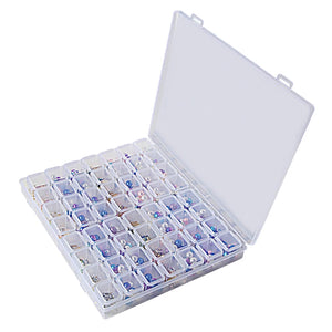 56 Grids Plastic Storage Box for Small Components Jewelry Tool Bead Organizer
