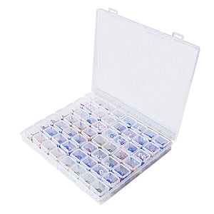 56 Grids Plastic Storage Box for Small Components Jewelry Tool Bead Organizer