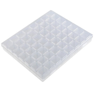 56 Grids Jewelry Box DIY Diamond Painting Drill Box Nail Art Organizer