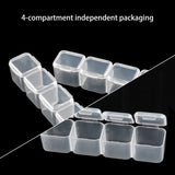 56 Grids Jewelry Box DIY Diamond Painting Drill Box Nail Art Organizer