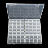56 Grids Jewelry Box DIY Diamond Painting Drill Box Nail Art Organizer