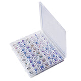 56 Grids Plastic Storage Jewelry Box Compartment Adjustable Container
