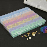 56 Slots Diamond Painting Storage Box Clear Embroidery Beads Drill Organizer