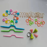 56 pcs Crochet Hooks Full Set Knitting Tool DIY Craft Needles with Case