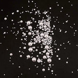 5600Pcs Flat Pearl Half Beads DIY Craft Jewelry Decor Nail Making