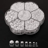 5600Pcs Flat Pearl Half Beads DIY Craft Jewelry Decor Nail Making