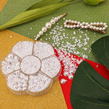 5600Pcs Flat Pearl Half Beads DIY Craft Jewelry Decor Nail Making