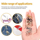 56Pcs Swivel Clasps Set Zinc Rotating Snap Hooks Heavy-Duty Luggage Hanging Hook