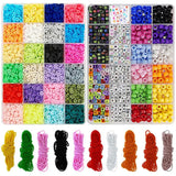 5700 Pcs Polymer Clay Beads Kit with Letter Beads and Elastic Strings