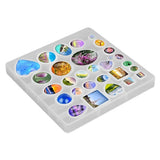 57pcs Silicone Resin Casting Molds Kit Jewelry Pendant Mould Craft Set